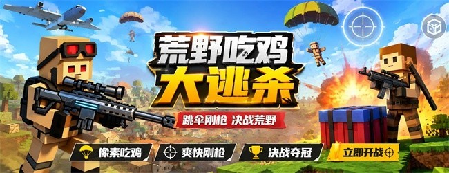荒野吃鸡大逃杀宣传图
