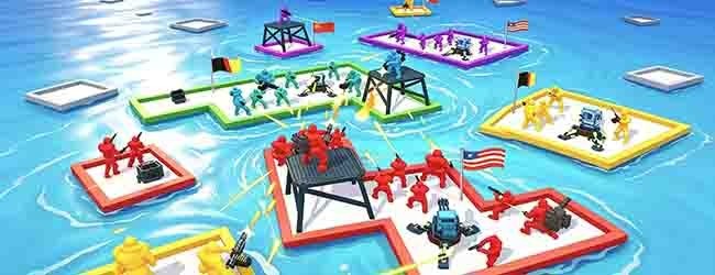 木筏海战宣传图