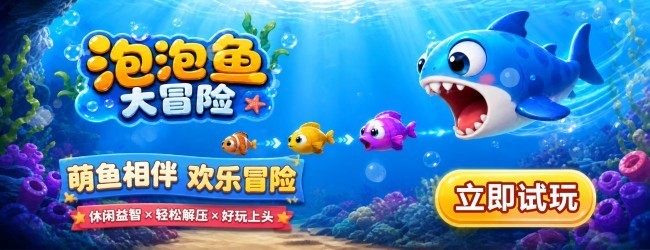 泡泡鱼大冒险之鱼吃鱼宣传图