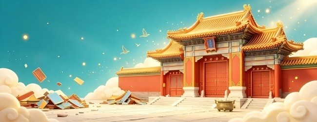 地图拼图宣传图