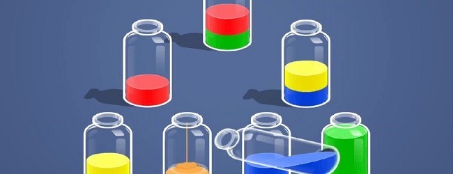 倒果汁游戏宣传图