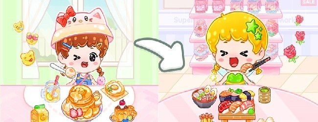 梦幻果冻甜品派对宣传图