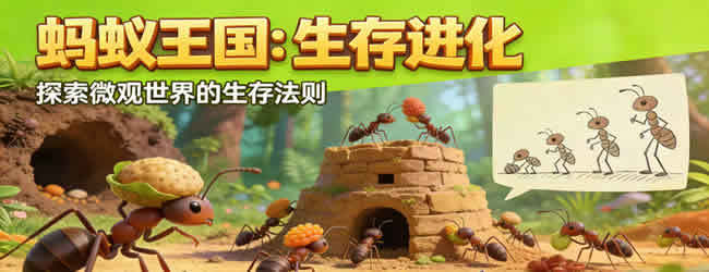 蚂蚁世界生存进化宣传图