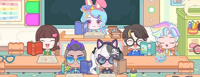 米卡世界樱花校园宣传图