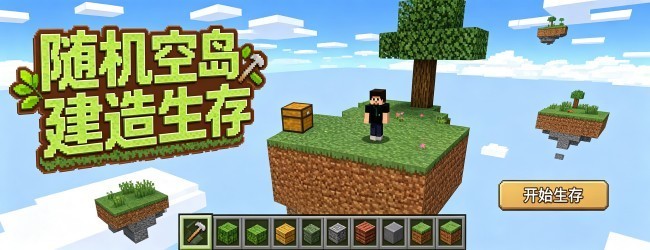 随机空岛建造生存宣传图