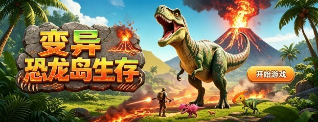 变异恐龙岛进化宣传图
