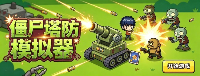 僵尸塔防模拟器宣传图
