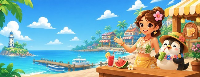 海岛商业街宣传图