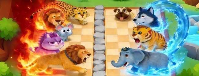 经典斗兽动物棋宣传图