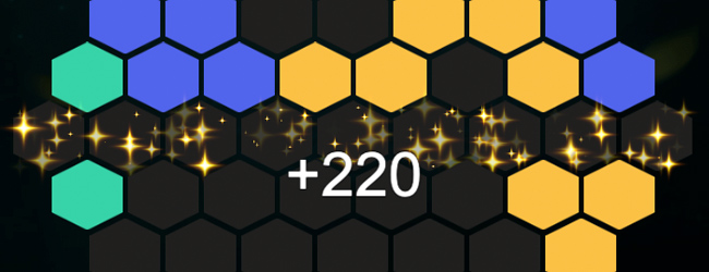 六边形拼图消消乐游戏宣传图
