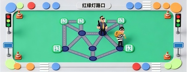 警察逮小偷宣传图