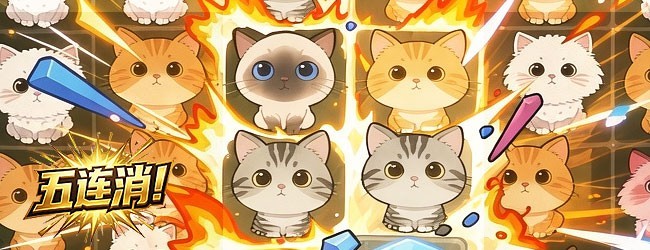 猫咪消除游戏软件宣传图
