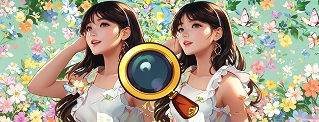 美女找茬游戏王宣传图