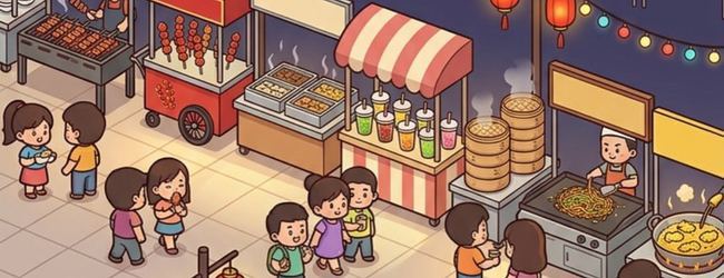 开间大排档宣传图