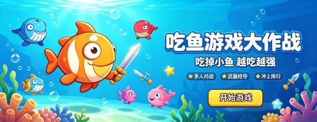 吃鱼游戏大作战宣传图