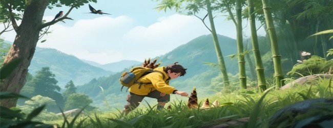 赶山夺笋宣传图