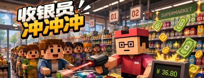 收银员冲冲冲宣传图