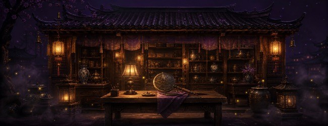 怪谈修复铺宣传图