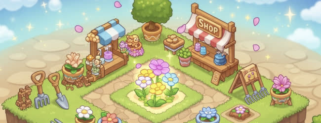 插花合成连连-花朵合成宣传图