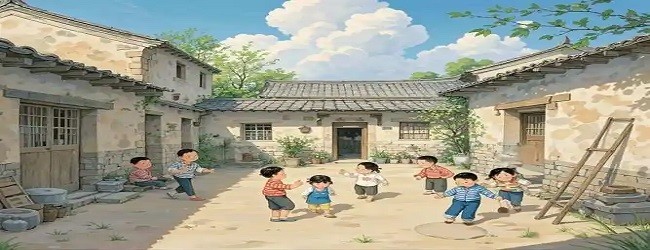 童年小院游戏宣传图
