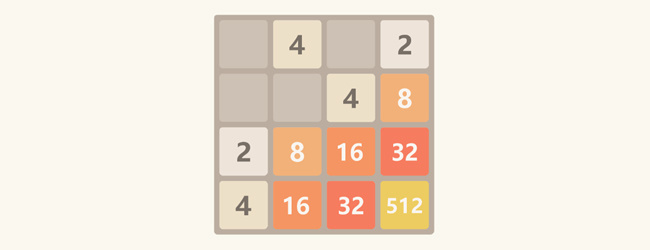 2048数字方块进化宣传图