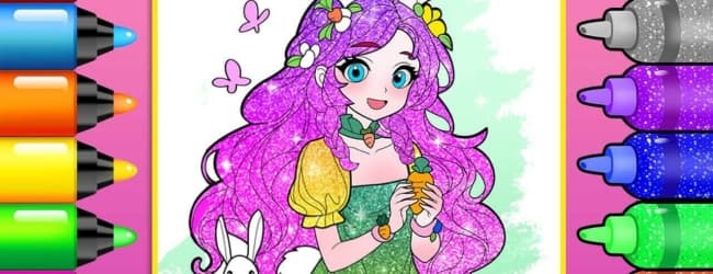 儿童画画涂色本宣传图