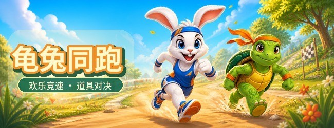 龟兔同跑宣传图