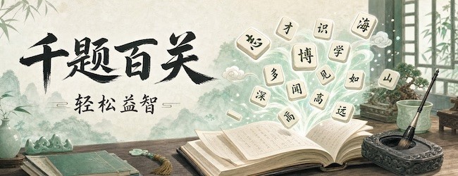 成语消除水墨版宣传图