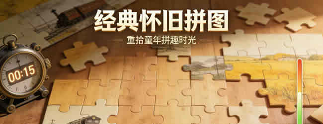 怀旧拼图游戏宣传图