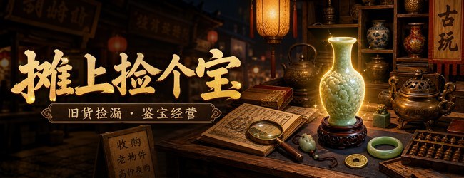 摊上捡个宝宣传图
