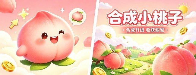合成小桃子宣传图