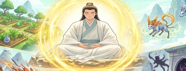修仙休闲渡劫宣传图
