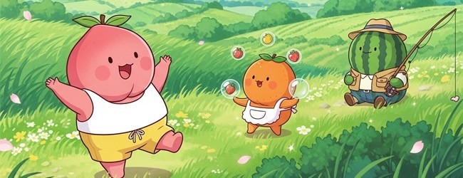 趣味水果合成宣传图