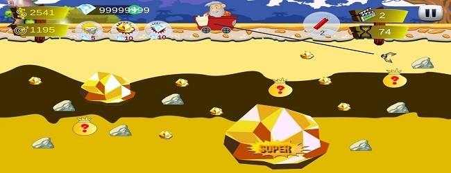 挖金矿工双人小游戏宣传图
