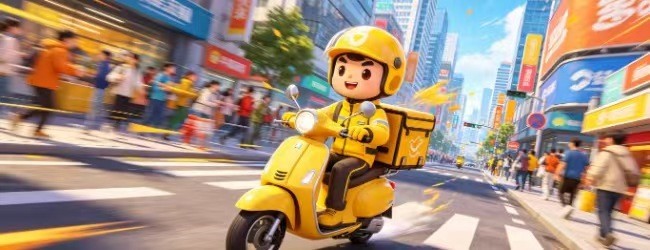 送外卖模拟器宣传图