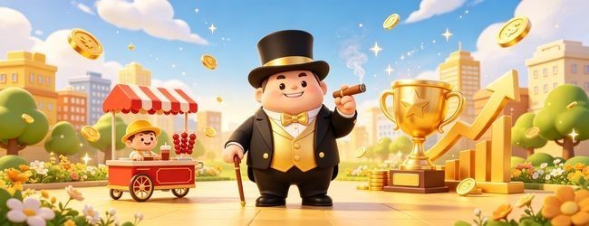 挣个小目标 从摆摊到首富的逆袭宣传图